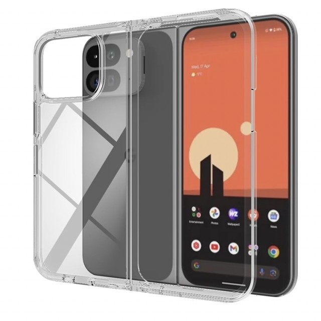 Tech-Flex TPU Deksel for Google Pixel 9 Pro Fold Gjennomsiktig
