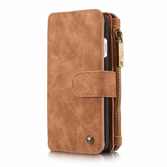 CaseMe 2-i-1 Lommebok deksel iPhone 7 Plus/8 Plus brun