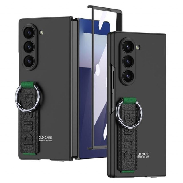 GKK Deksel med håndstropp Samsung Galaxy Z Fold 7 5G - Svart