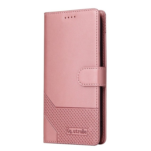 Lommebok deksel for iPhone 13 mønster Roségull