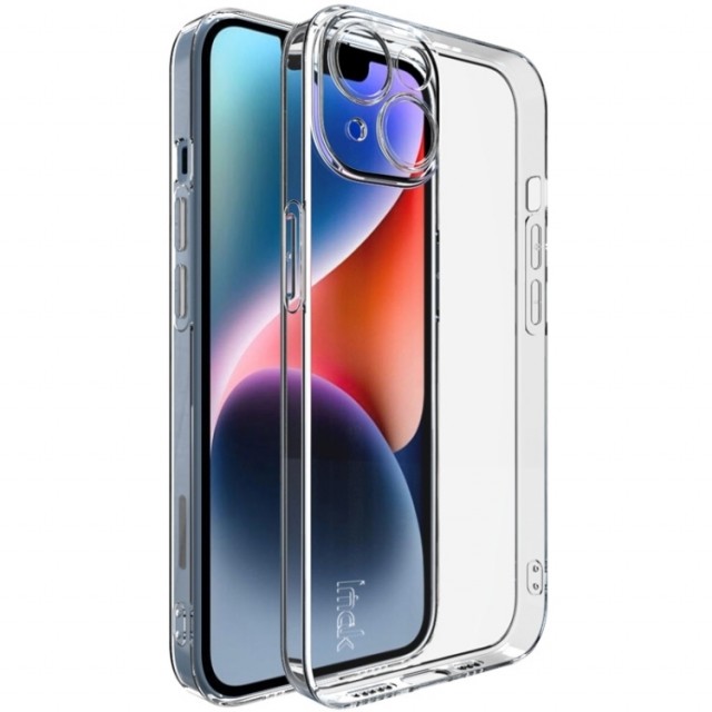 IMAK TPU Deksel for iPhone 14 Gjennomsiktig
