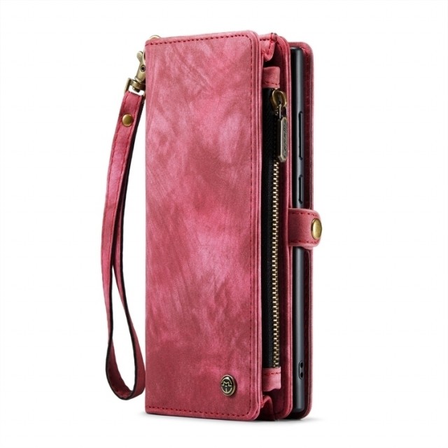 CaseMe 2-i-1 Lommebok deksel Samsung Galaxy S26 Ultra 5G rød