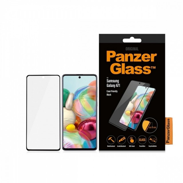 PanzerGlass Premium skjermbeskyttelse Galaxy A71 svart