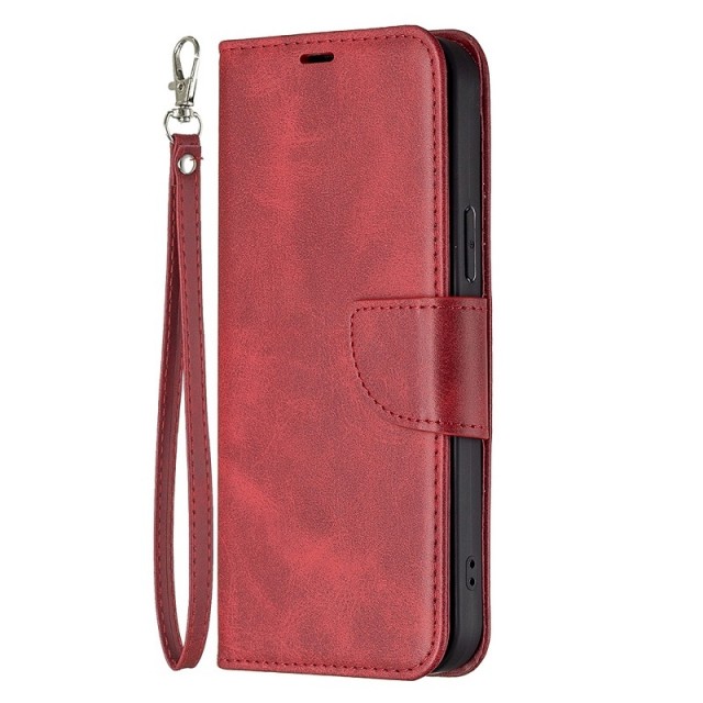 Lommebok deksel for iPhone 13 Pro Max rød