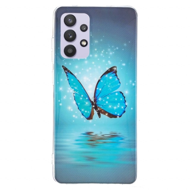 Fashion TPU Deksel for Samsung Galaxy A32 5G - Butterfly