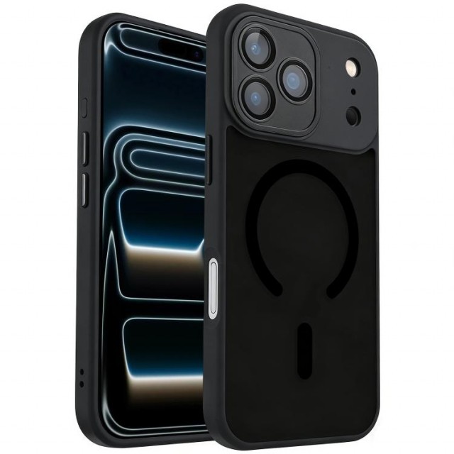 XDcase Frosted Deksel iPhone 17 Pro Max MagSafe - Svart