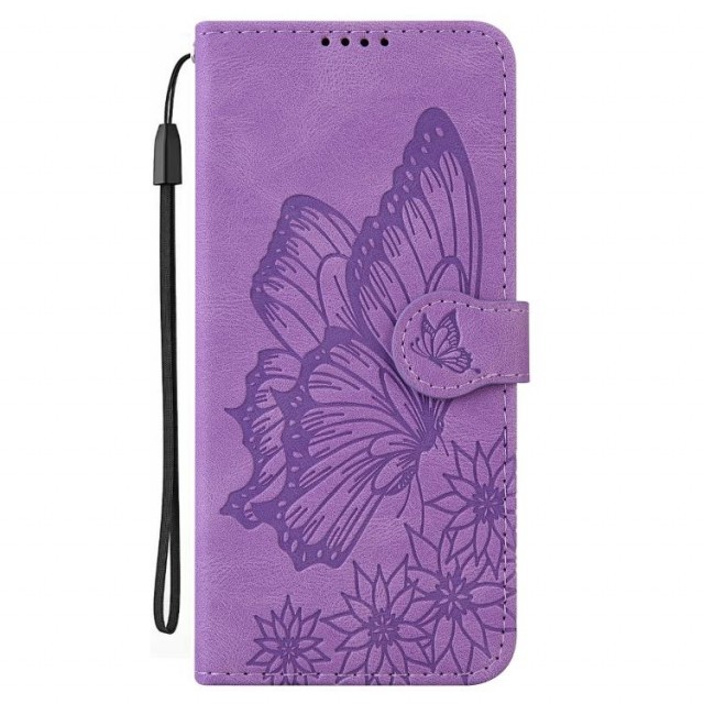Lommebok deksel for Samsung Galaxy A26 / A17 - Lilla blomster