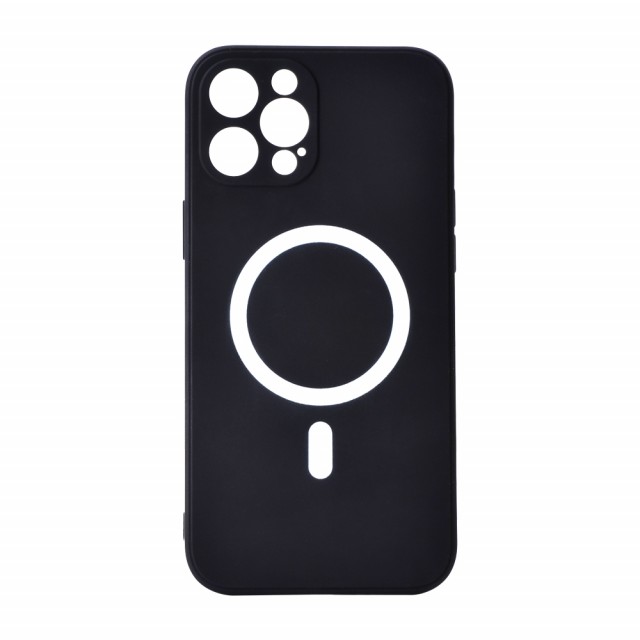 Tech-Flex TPU Deksel for iPhone 12/12 Pro med MagSafe svart