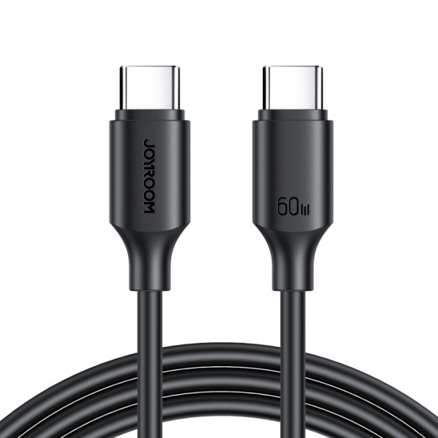 JOYROOM USB-C til USB-C 60W Ladekabel 1m - Svart