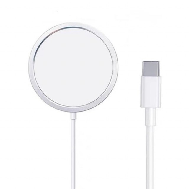 MagSafe hurtiglading Magnetisk trådløs lader 15W hvit