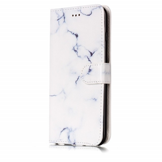Lommebok deksel for iPhone 6 Plus / 6S Plus hvit marmor