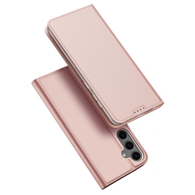 Dux Ducis Skin Pro Series Flip deksel Samsung Galaxy S25+ Plus 5G Roségull