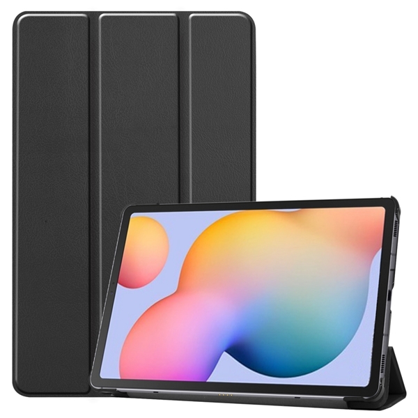 Deksel Tri-Fold Smart til Samsung Galaxy Tab S6 Lite 2020/2022/2024 svart
