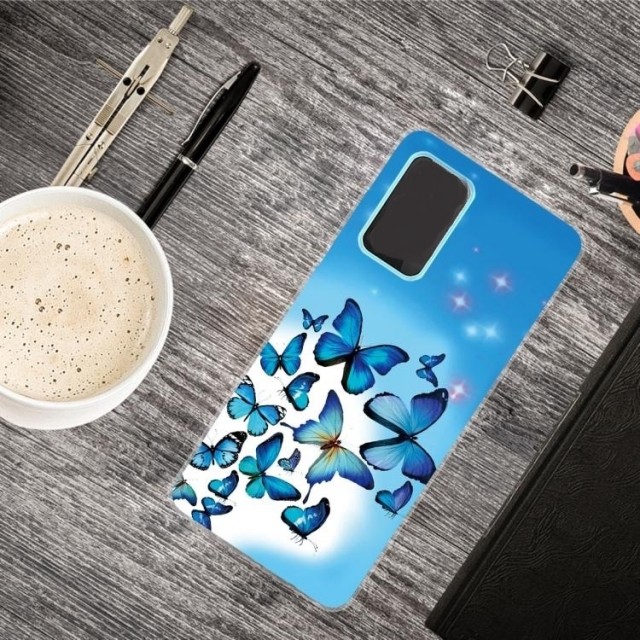 Fashion TPU Deksel for Samsung Galaxy A03s - Butterfly