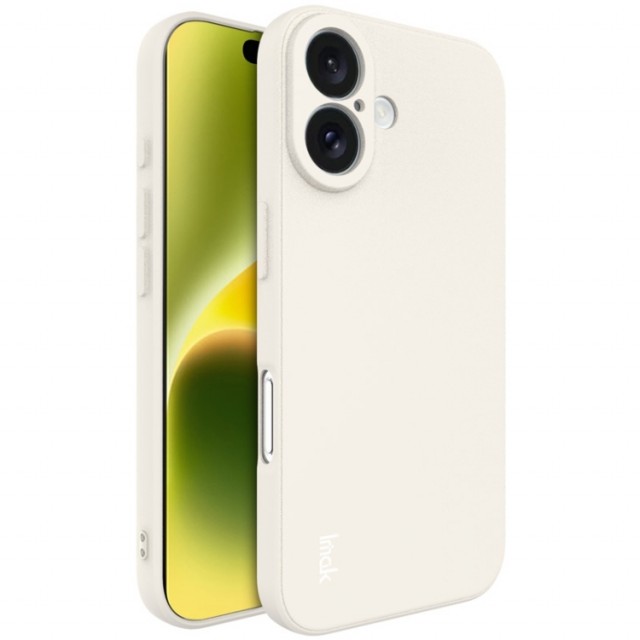 IMAK TPU Deksel for iPhone 16 hvit