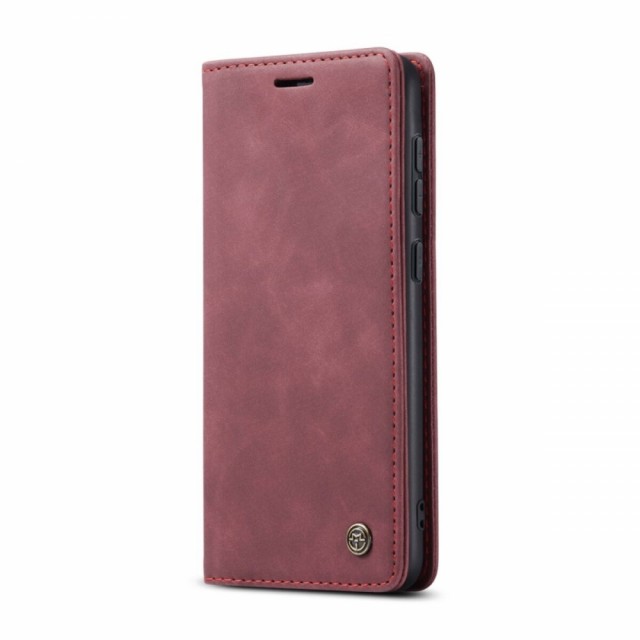 CaseMe flip Retro deksel for Samsung Galaxy S25 5G rød