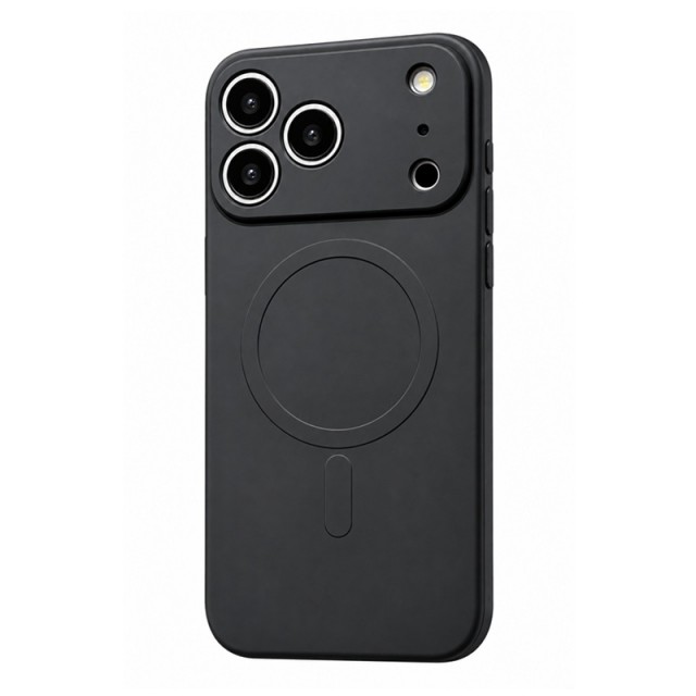 Tech-Flex silikon Deksel for iPhone 17 Pro MagSafe svart