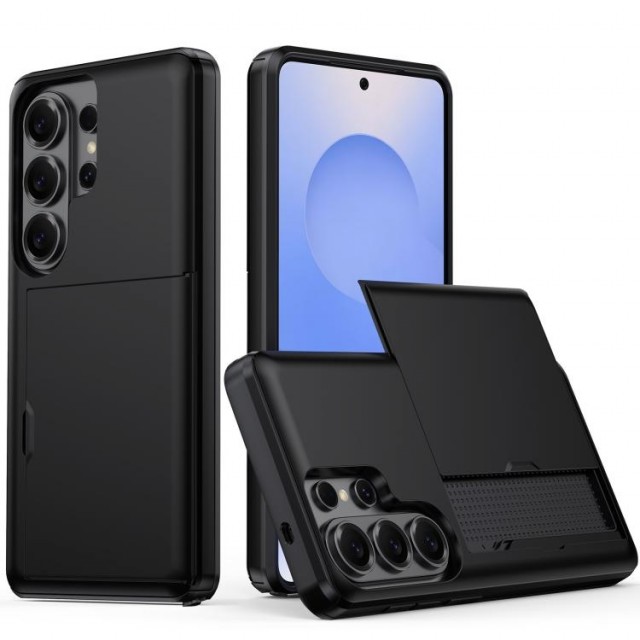 Hybrid Deksel plass til kort Samsung Galaxy S26 Ultra 5G svart