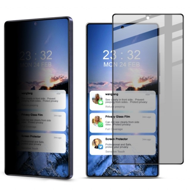 IMAK Privacy Herdet Glass skjermbeskytter Samsung Galaxy S25 Ultra 5G