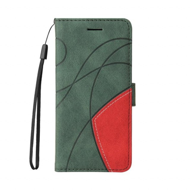Lommebok deksel Stitching for OnePlus Nord CE5 5G grønn