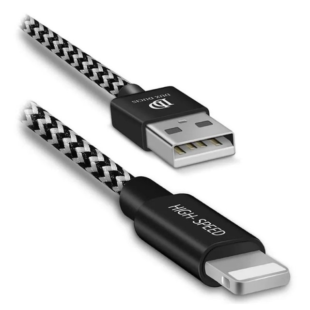 Dux Ducis K-ONE nylonkabel USB-A / Lightning 2M-kabel 