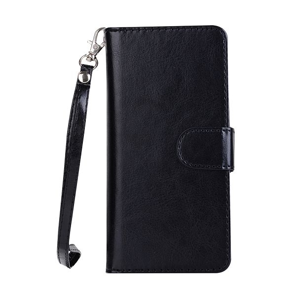 2-i-1 Lommebok deksel plass til 9 kort Galaxy S8 Plus svart