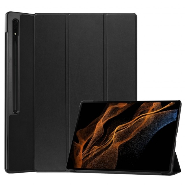 Deksel Tri-Fold Smart til Galaxy Tab S10 Ultra svart