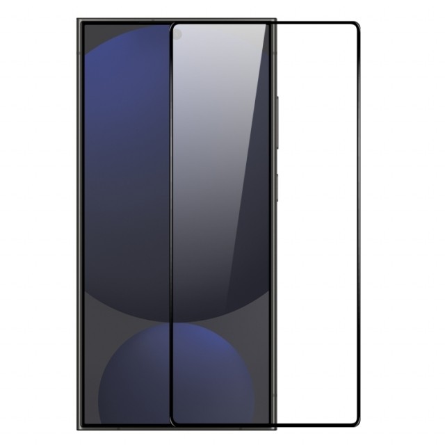 NORTHJO herdet Glass skjermbeskytter Samsung Galaxy S25 Ultra 5G svart kant