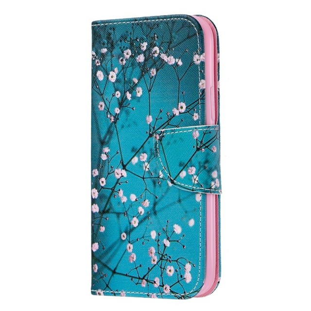 Lommebok deksel for iPhone 11 Pro - Rosa blomster