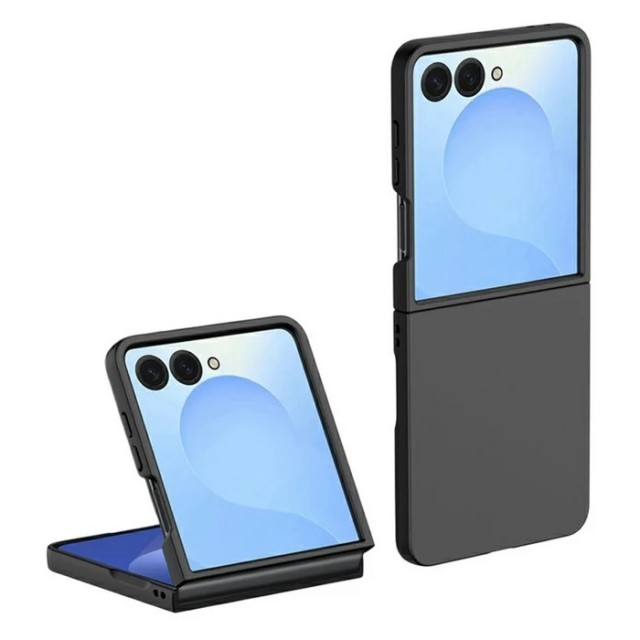 Tech-Flex PC Deksel Skin Feel til Samsung Galaxy Z Flip 7 5G svart