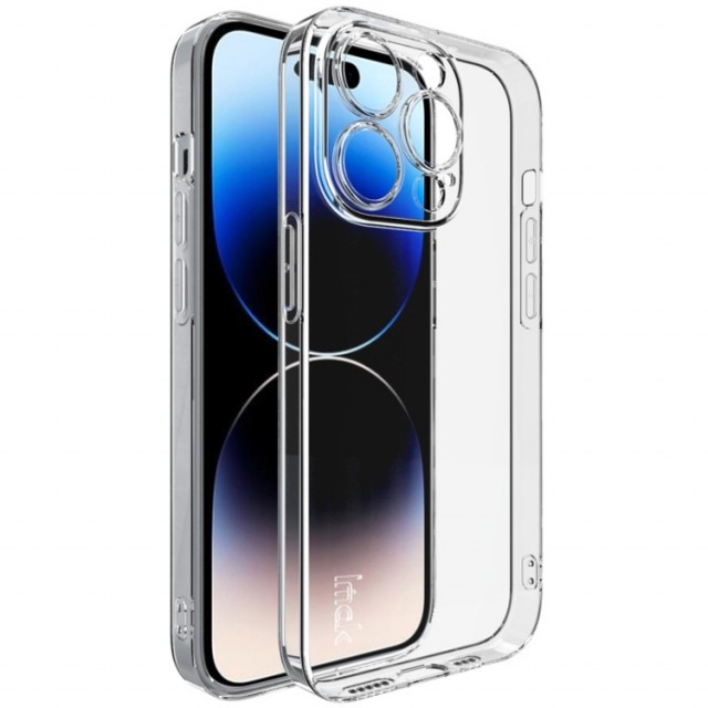 IMAK TPU Deksel for iPhone 14 Pro Gjennomsiktig