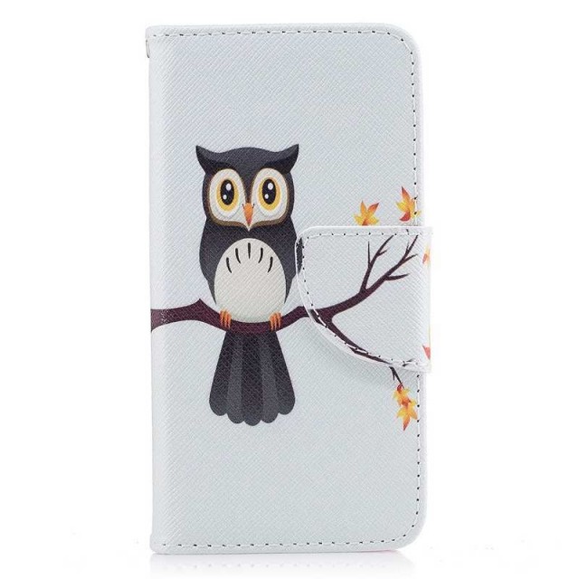 Lommebok deksel for iPhone 5S/5/SE (2016) - Owl