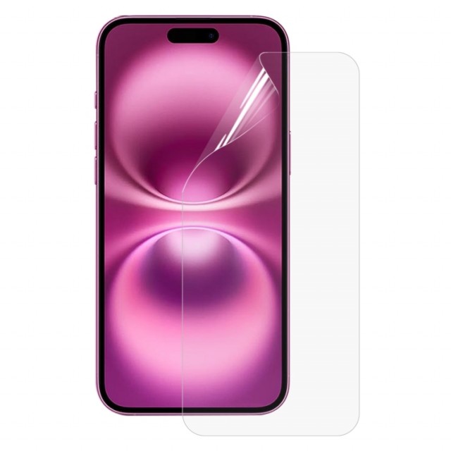 Skjermbeskytter Hydrogel Plastfilm iPhone 16 Plus / 15 Plus