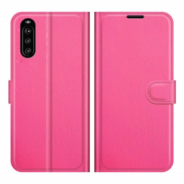 Lommebok deksel for Sony Xperia 10 III rosa