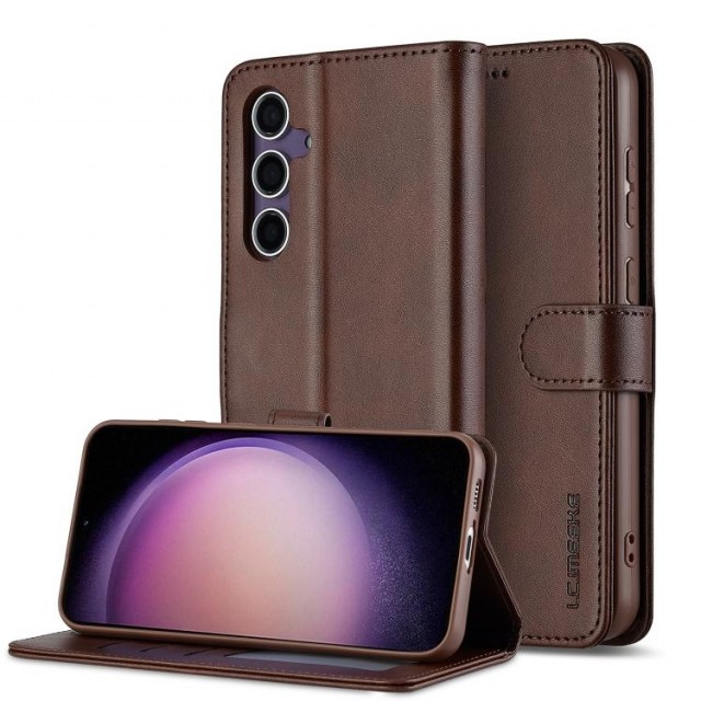LC.IMEEKE Lommebok deksel for Samsung Galaxy A26 5G brun