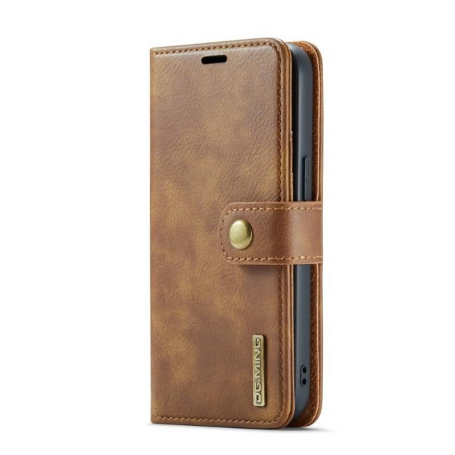 DG.Ming 2-i-1 Lommebok-deksel I Lær iPhone 16e brun