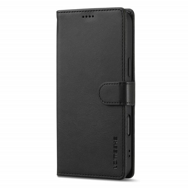 LC.IMEEKE Lommebok deksel for iPhone 16 Plus svart