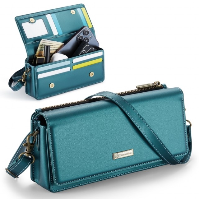 Caseme Crossbody telefonveske - Grønn