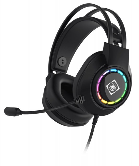 Deltaco Kablet RGB Gaming Headset - Svart 