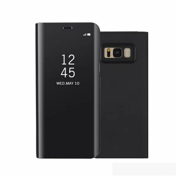 Lux Mirror View Flip deksel Galaxy S8 svart