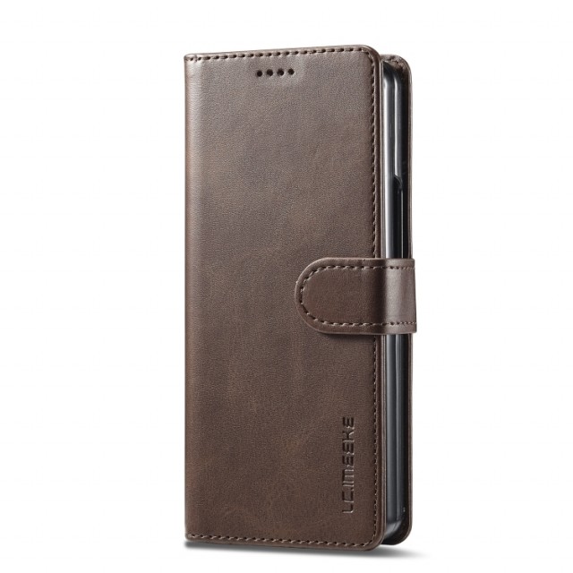 LC.IMEEKE lommebok deksel for Samsung Galaxy Z Fold 6 5G brun