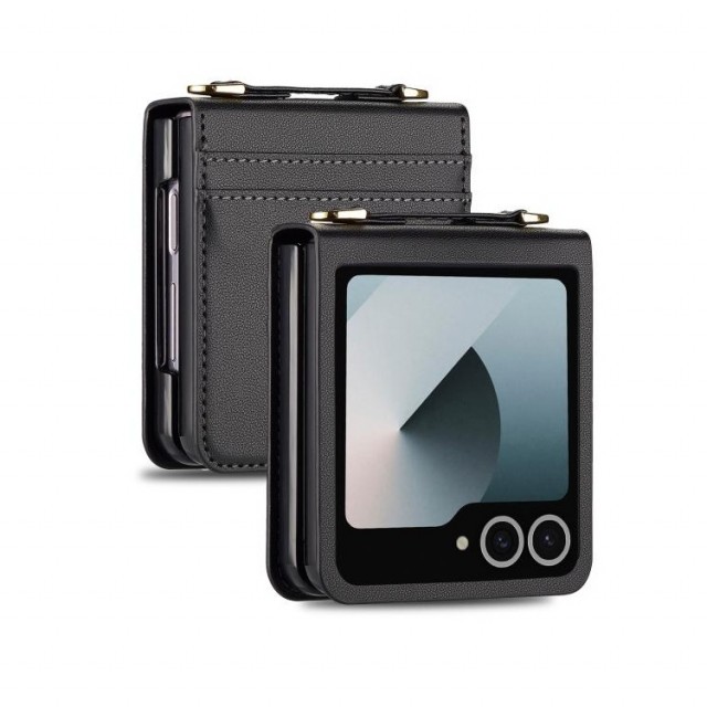 LC.IMEEKE Deksel plass til kort Samsung Galaxy Z Flip 7 5G svart