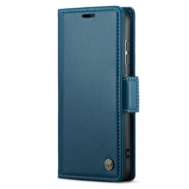 CaseMe Lommebok deksel for Samsung Galaxy S25 5G blå