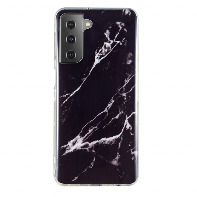 Fashion TPU Deksel Samsung Galaxy S21 5G - Marmor svart