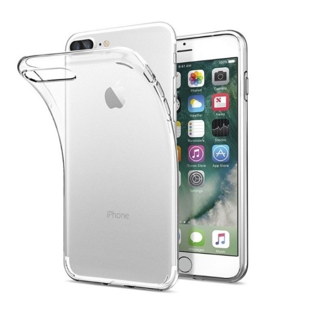 Tech-Flex TPU Deksel for iPhone 6 Plus / 6S Plus Gjennomsiktig