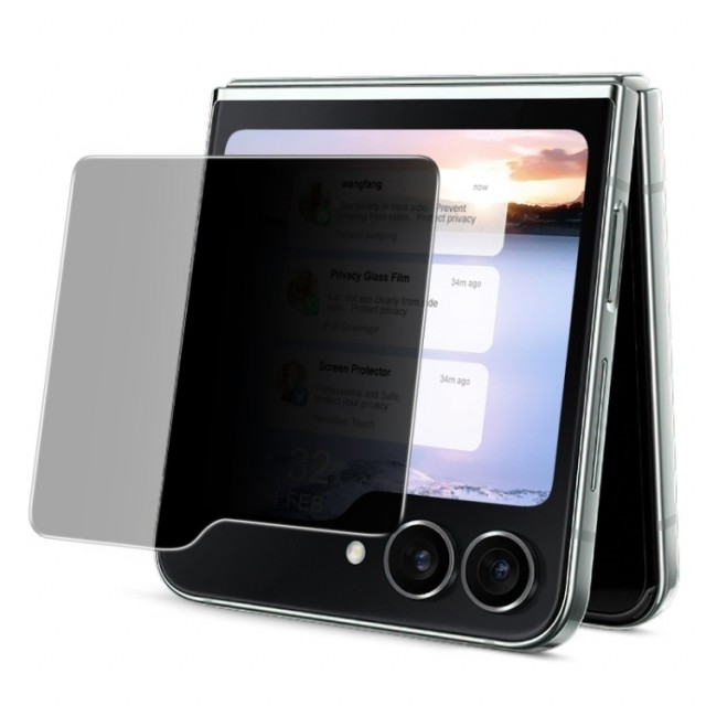 IMAK Privacy Herdet Glass skjermbeskytter Samsung Galaxy Z Flip 6 / Z Flip 5