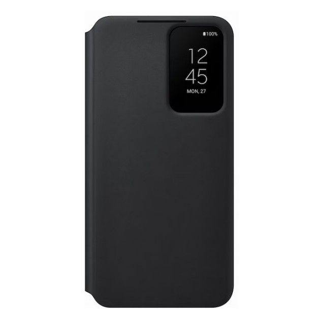 Samsung Galaxy Clear View deksel S22 - Sort