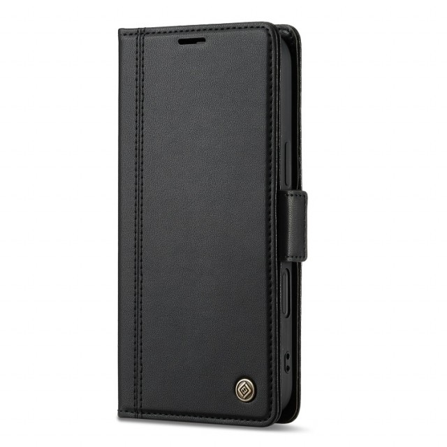 LC.IMEEKE Lommebok deksel for iPhone 16 Plus svart