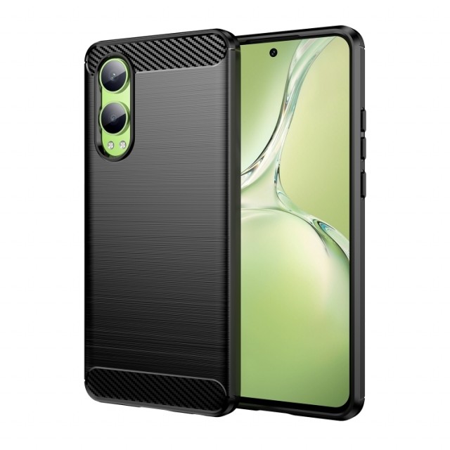 Tech-Flex TPU Deksel karbonfiber OnePlus Nord CE4 Lite 5G svart