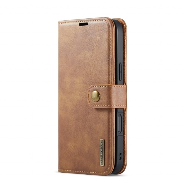 DG.Ming 2-i-1 Lommebok-deksel I Lær iPhone 16 brun